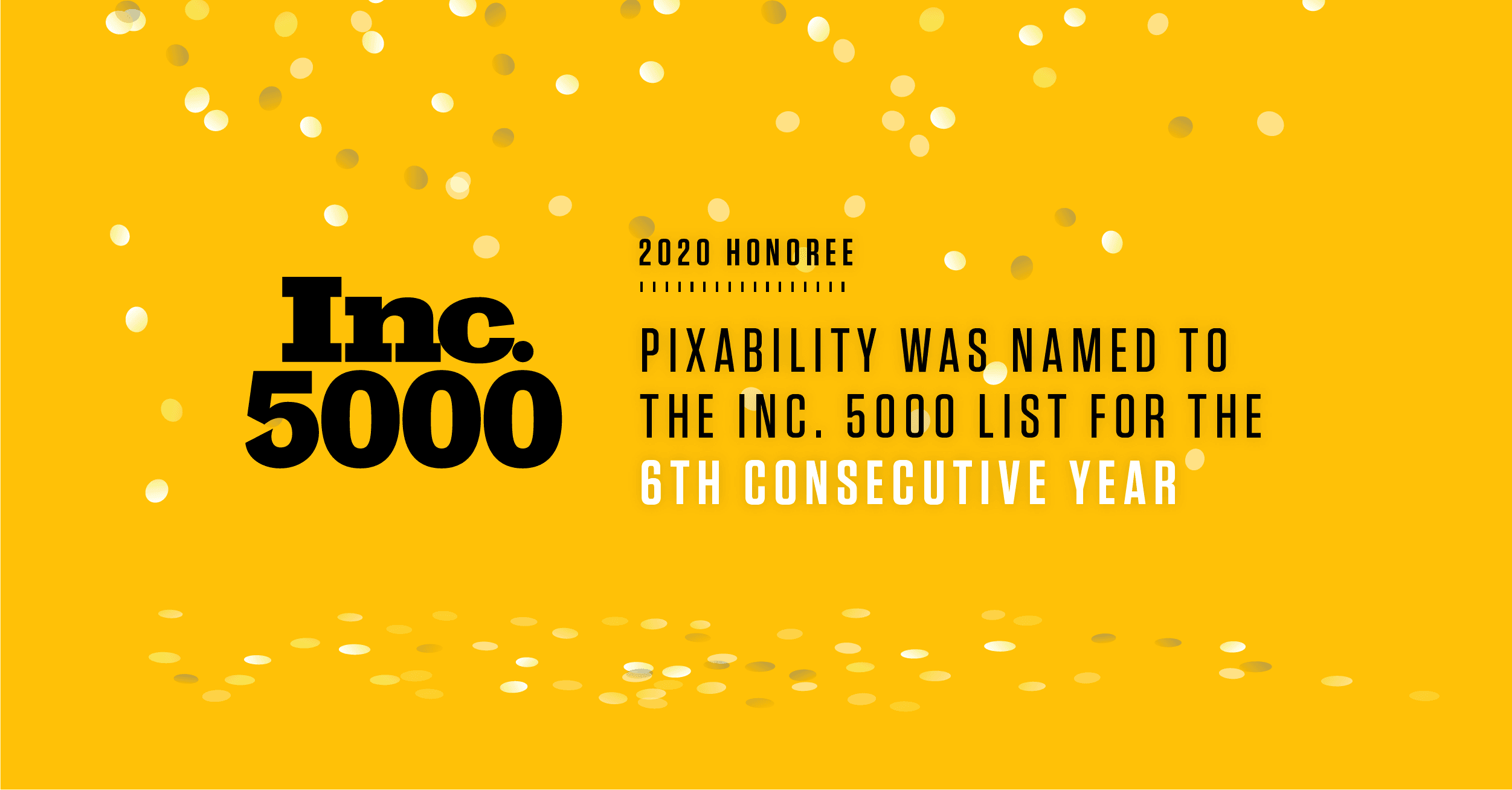 Pixability Named to the Inc 5000 for the 6th Year in a Row