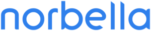 blue norbella text logo