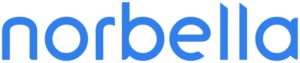 blue norbella text logo