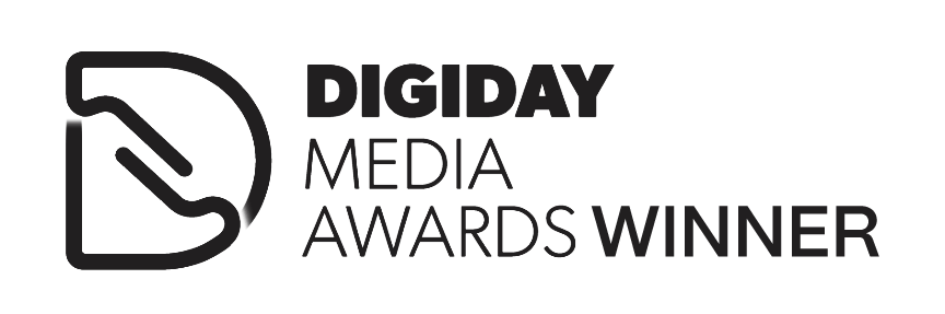 Digiday Media Awards 2025 Winner badge for Pixability